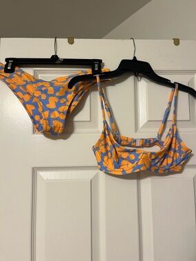 Blackbough Orange and Lavender Patterned Swimwear Bottom